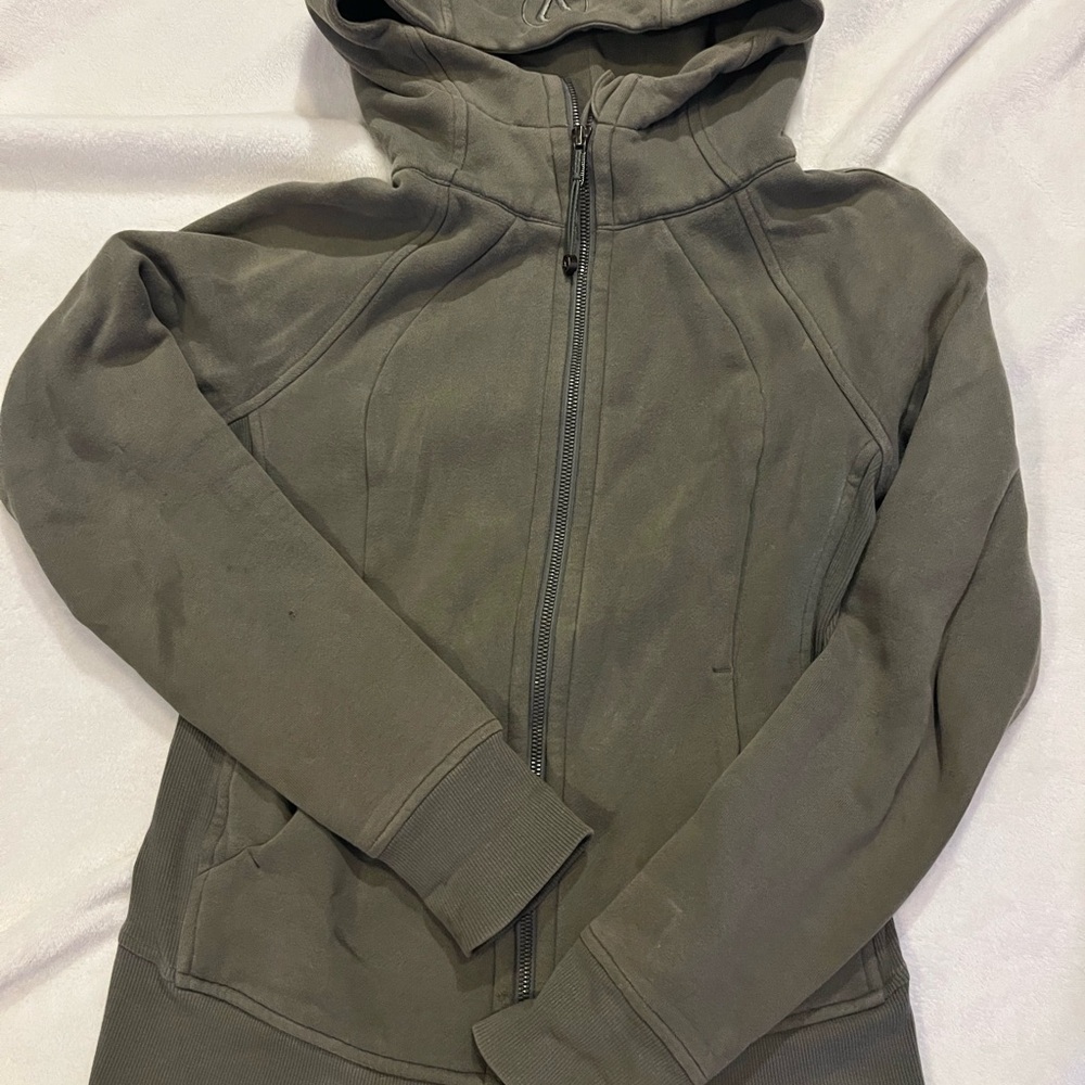 Olive Green Lululemon scuba